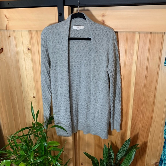 Knit Cardigan Sweater with Pockets - Picture 1 of 5
